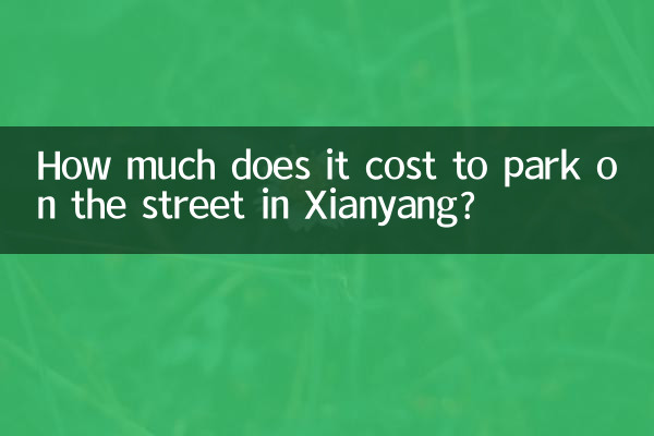 জিয়ানয়াং-এর রাস্তায় পার্ক করতে কত খরচ হয়?