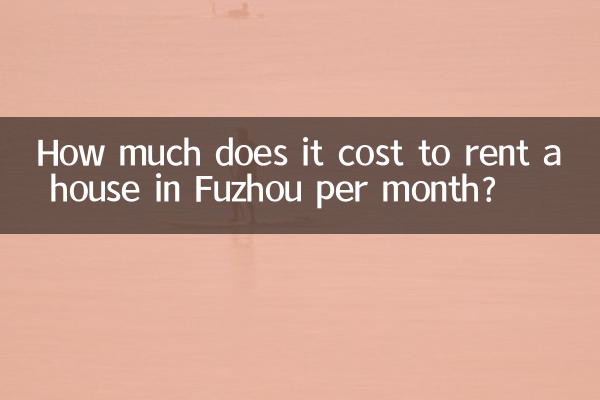 Quanto costa al mese affittare una casa a Fuzhou?