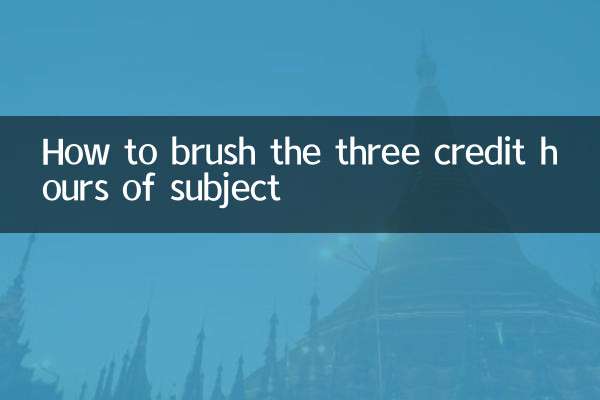 科目の 3 単位時間をどのように磨くか