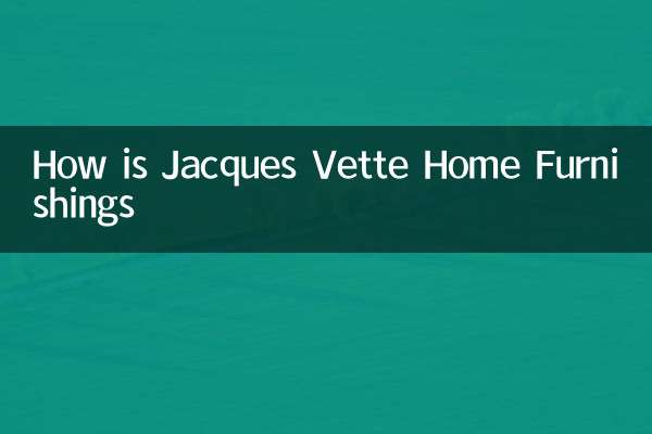Com'è l'arredamento per la casa di Jacques Vette
