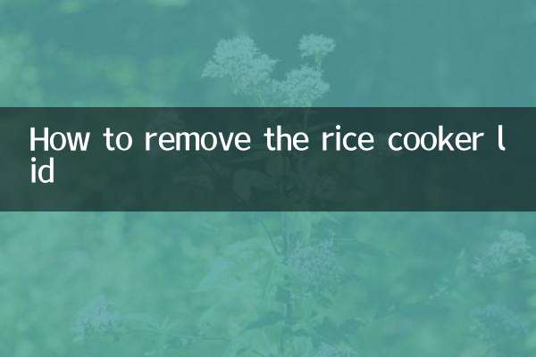 Comment retirer le couvercle de la cuisinière