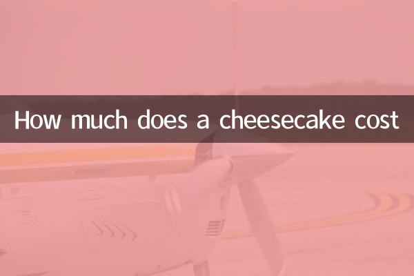 ¿Cuánto cuesta un pastel de queso?