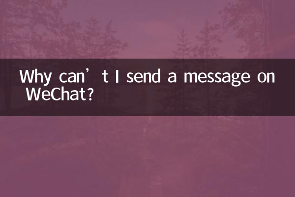 Perché non riesco a inviare un messaggio su WeChat?