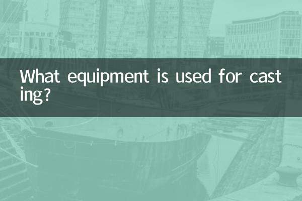 Qual equipamento é usado para fundição?