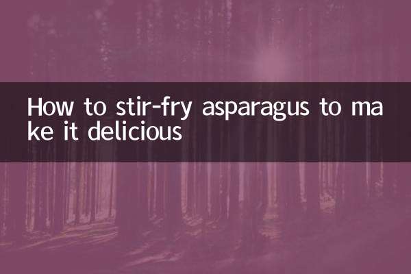 So braten Sie Spargel an, damit er köstlich wird