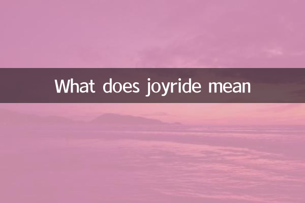 ジョイライドってどういう意味ですか