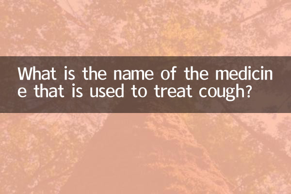 Qual é o nome do medicamento usado para tratar a tosse?