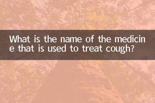 Qual é o nome do medicamento usado para tratar a tosse?