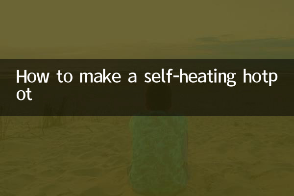 自熱小火鍋怎麼弄