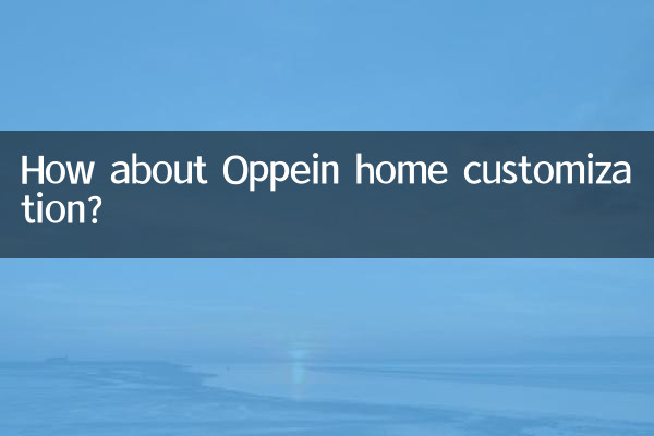 Oppein 홈 커스터마이징은 어떻습니까?