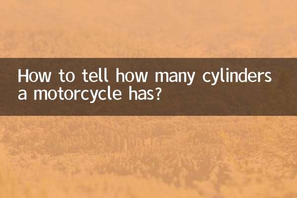¿Cómo saber cuántos cilindros tiene una moto?