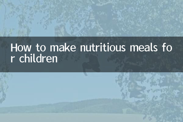 Cómo preparar comidas nutritivas para niños