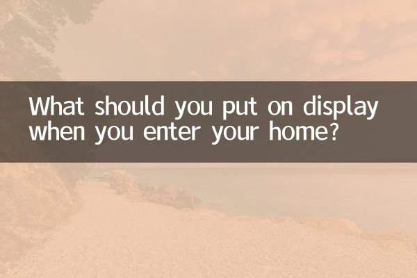 আপনি যখন আপনার বাড়িতে প্রবেশ করবেন তখন আপনার প্রদর্শনে কী রাখা উচিত?