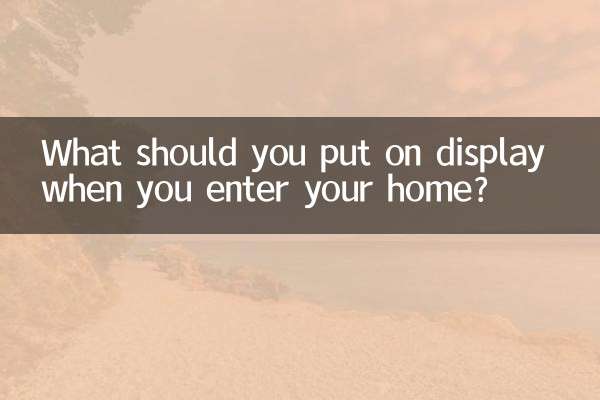 আপনি যখন আপনার বাড়িতে প্রবেশ করবেন তখন আপনার প্রদর্শনে কী রাখা উচিত?
