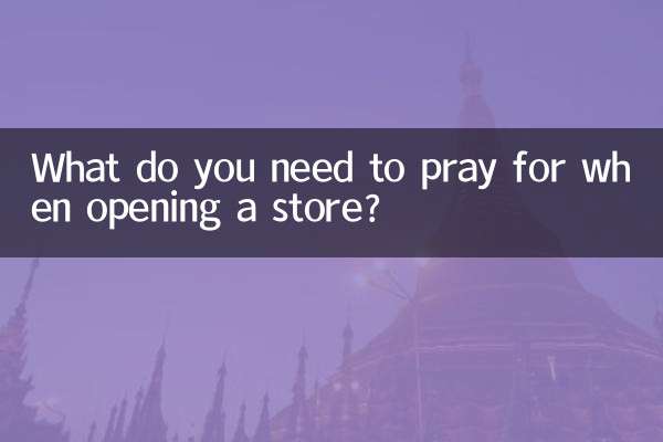 स्टोर खोलते समय आपको किस चीज़ के लिए प्रार्थना करने की आवश्यकता है?