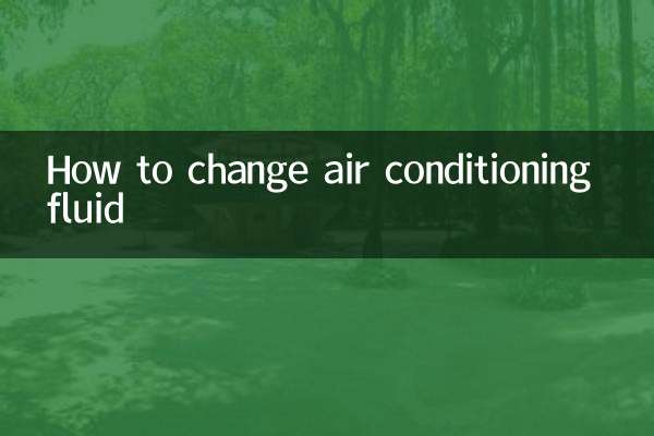 So wechseln Sie die Klimaanlagenflüssigkeit