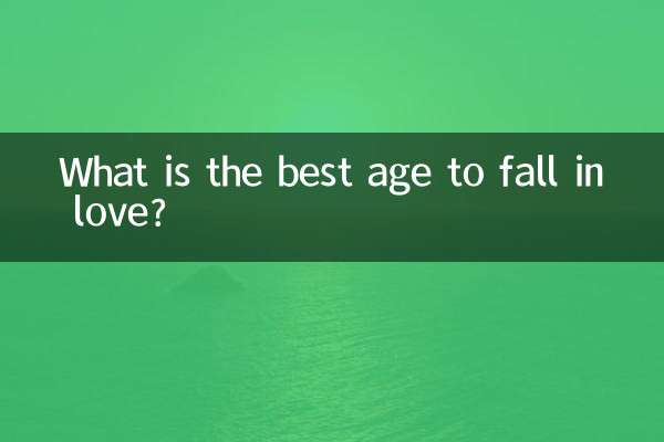 प्यार में पड़ने की सबसे अच्छी उम्र क्या है?