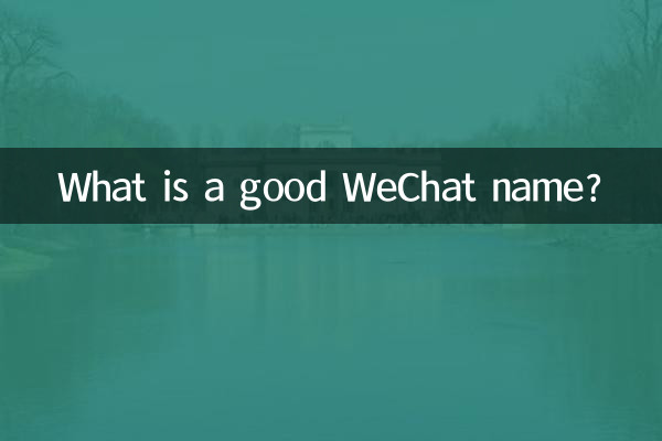 Qu'est-ce qu'un bon nom WeChat ?