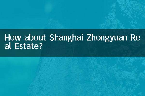 How about Shanghai Zhongyuan Real Estate?
