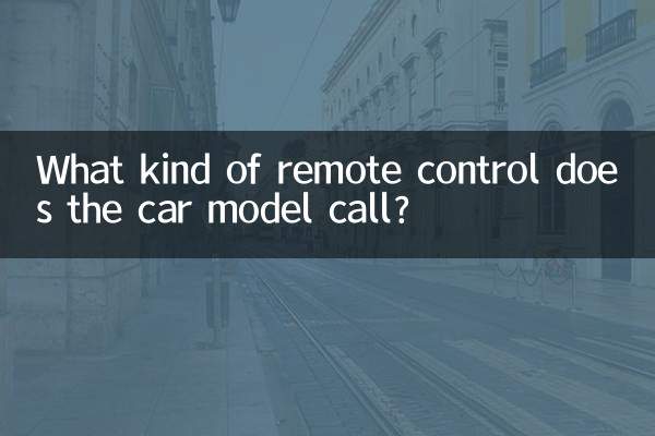 What kind of remote control does the car model call?