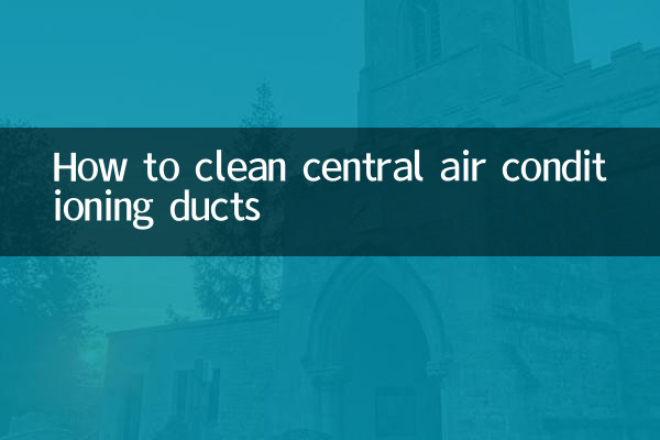 How to clean central air conditioning ducts