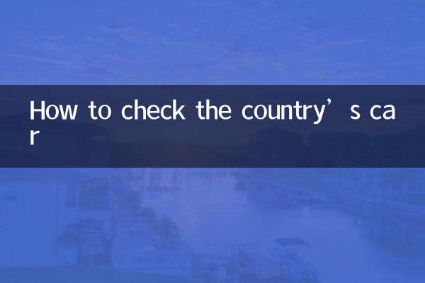 কিভাবে দেশের গাড়ি চেক করবেন