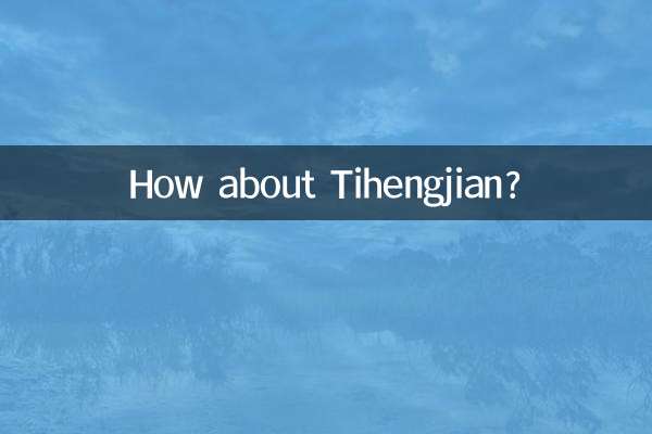 ティヘンジャンはどうですか？