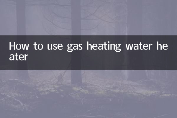 Como usar aquecedor de água para aquecimento a gás