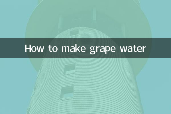 अंगूर का पानी कैसे बनाये