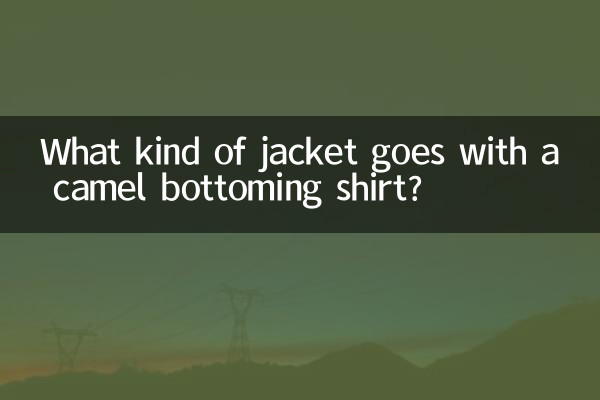 Che tipo di giacca si abbina ad una camicia con fondo color cammello?