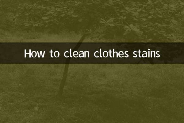 So entfernen Sie Kleidungsflecken