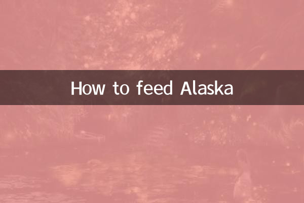 كيفية إطعام ألاسكا