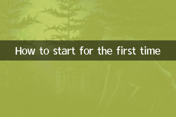 初めての始め方