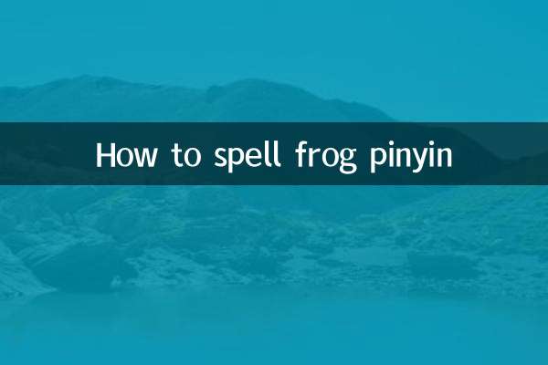 Como soletrar sapo pinyin