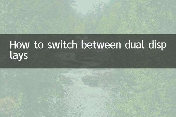 Como alternar entre monitores duplos