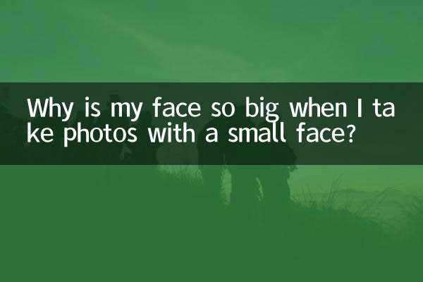 जब मैं छोटे चेहरे से फ़ोटो लेता हूँ तो मेरा चेहरा इतना बड़ा क्यों होता है?