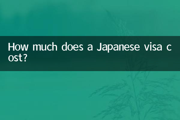 Quanto custa um visto japonês?