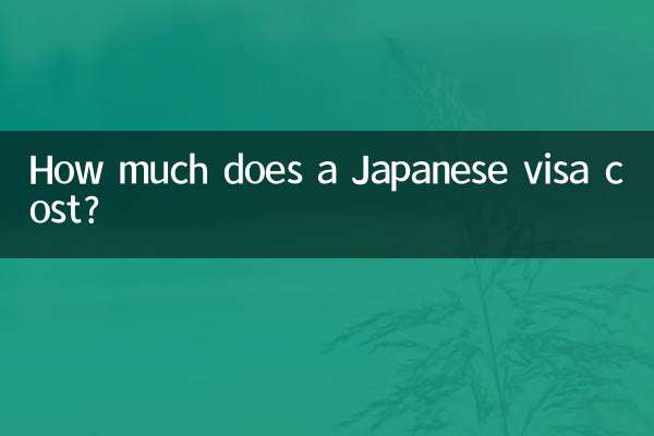 Quanto custa um visto japonês?