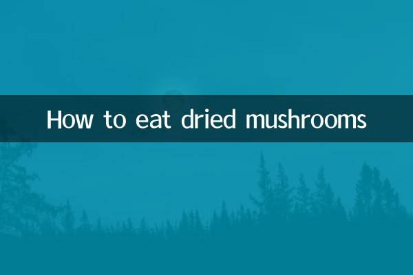 Come mangiare i funghi secchi