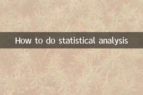 Come fare analisi statistiche