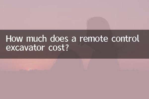 রিমোট কন্ট্রোল এক্সকাভেটরের দাম কত?