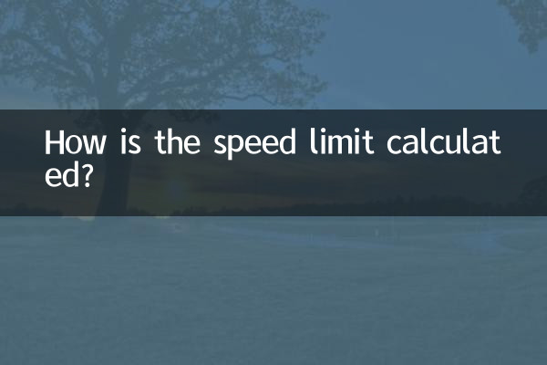 गति सीमा की गणना कैसे की जाती है?