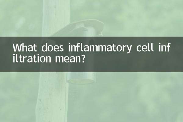 انفیلتراسیون سلولی التهابی به چه معناست؟