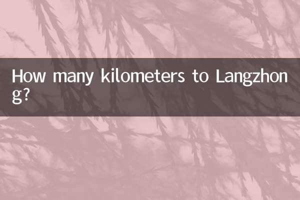 ¿Cuántos kilómetros hasta Langzhong?