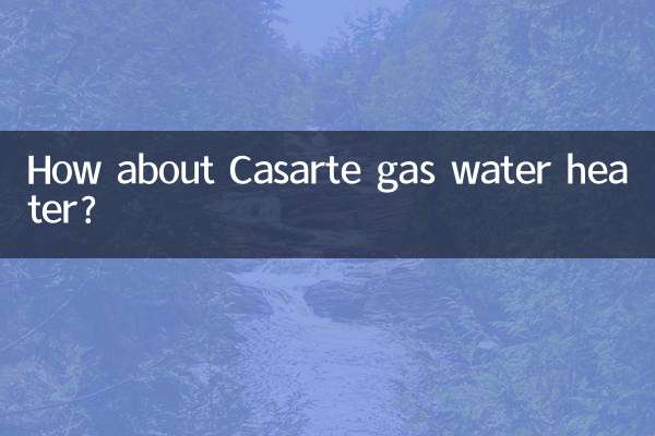 Che ne dici dello scaldabagno a gas Casarte?