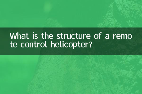 What is the structure of a remote control helicopter?