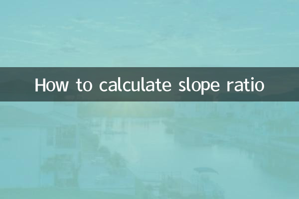 Cómo calcular la relación de pendiente