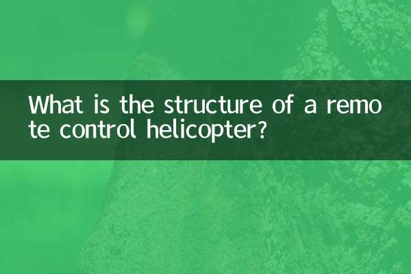 What is the structure of a remote control helicopter?