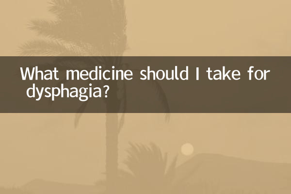 吞咽困难吃什么药