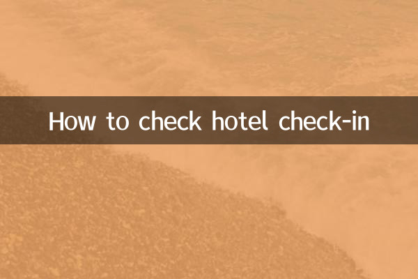 Come verificare il check-in in hotel